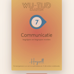 Digitale Game Wij-Tijd Relatiekaarten